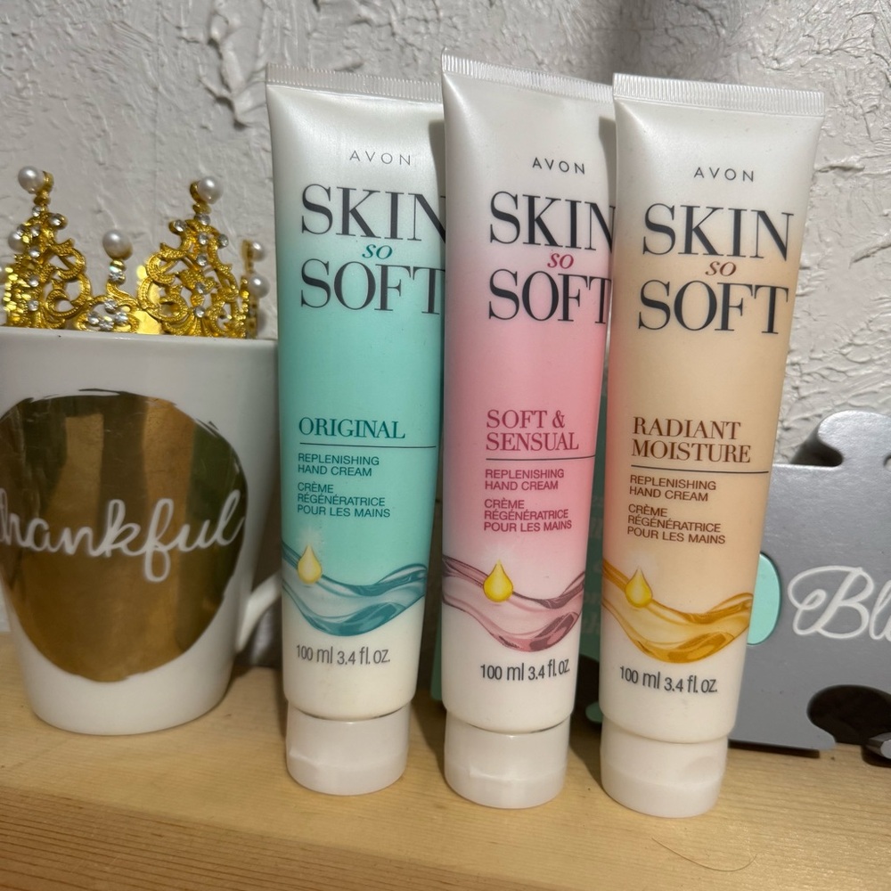 Avon Skin So Soft Hand Cream 3‎ Set bundle